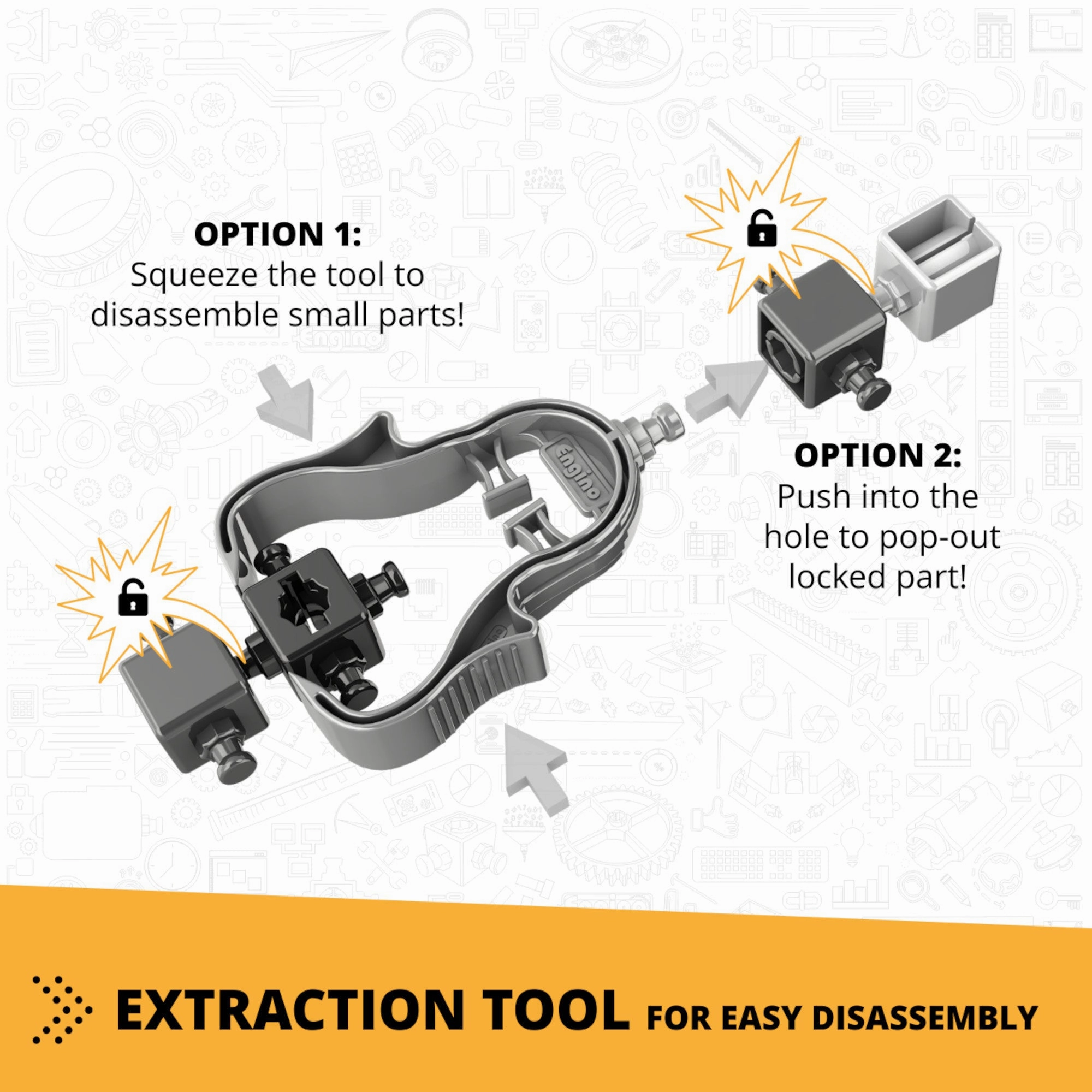 Engino Creative Builder Tall Crane Machinery Motorized Set