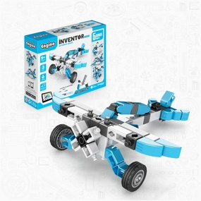 Engino Inventor Mechanics Acrobatic Plane With 5 Bonus Models