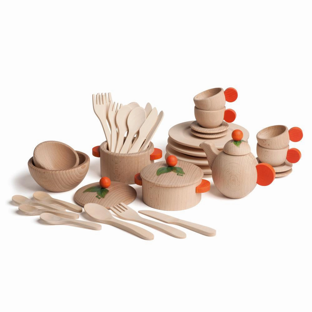 Erzi Large Set of Natural Dishes