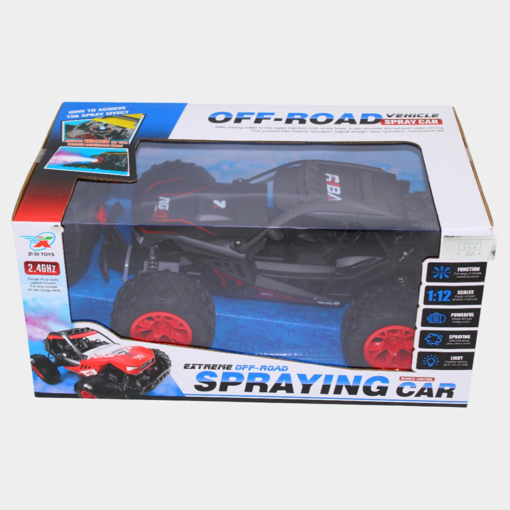 Extreme Off-Road Spraying Car (Black & Red)