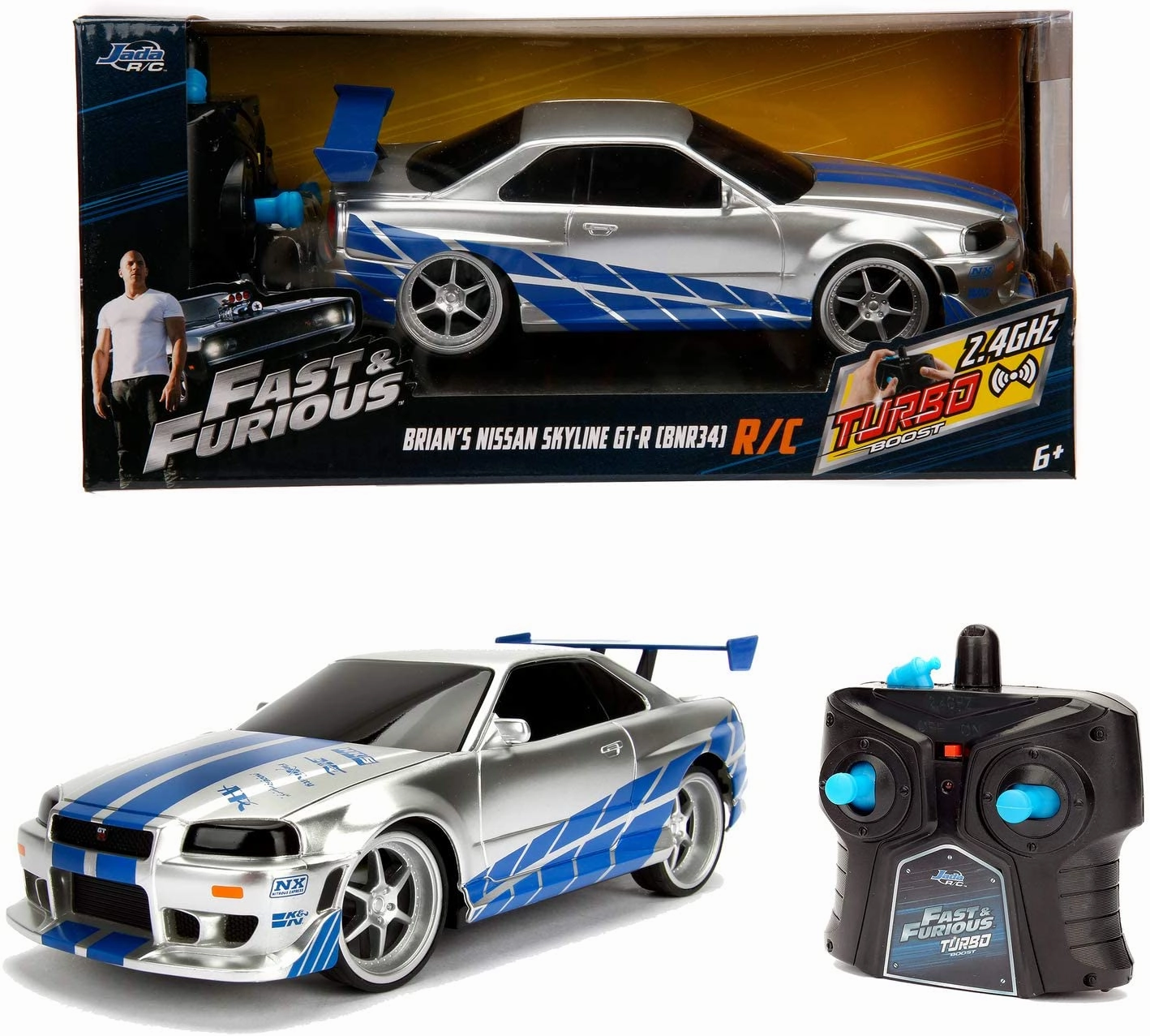 Fast&Furious RC Nissan Skyline GTR 1:24