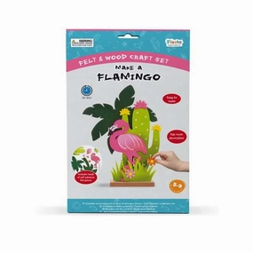 Felt & Wood Craft - Make A Flamingo