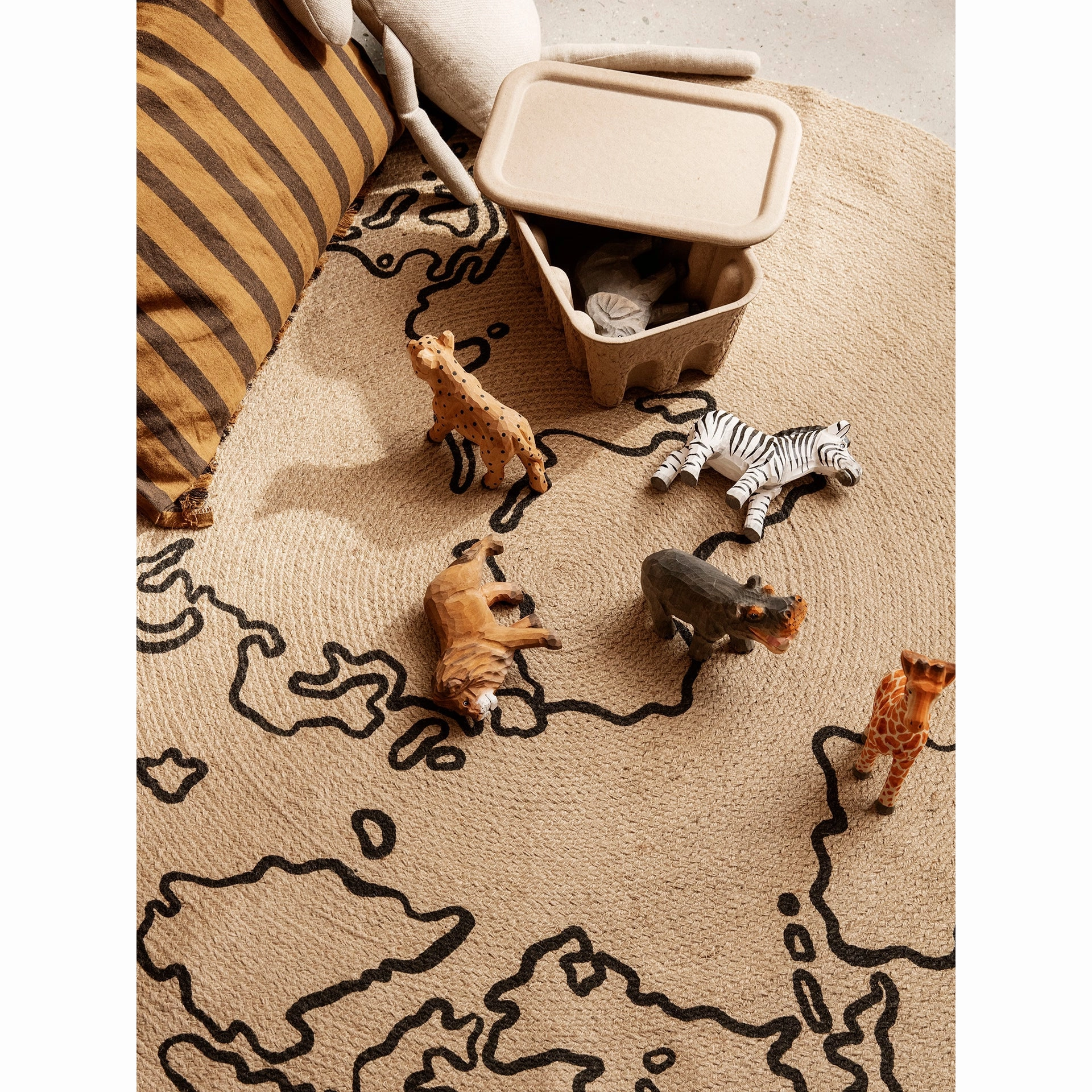ferm LIVING Animal Hand-carved - Lion