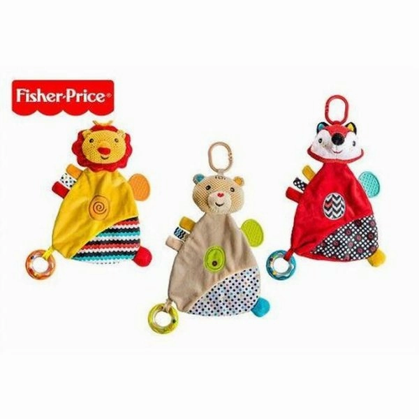 Fisher Price Baby's Dou-Dou Soft Toy (Assorted Colors) - Pack of 1