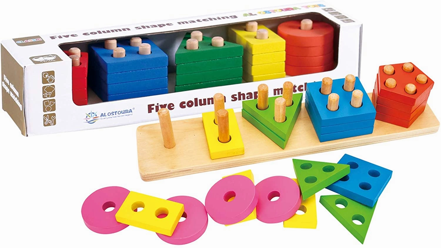 Five-column shape matching