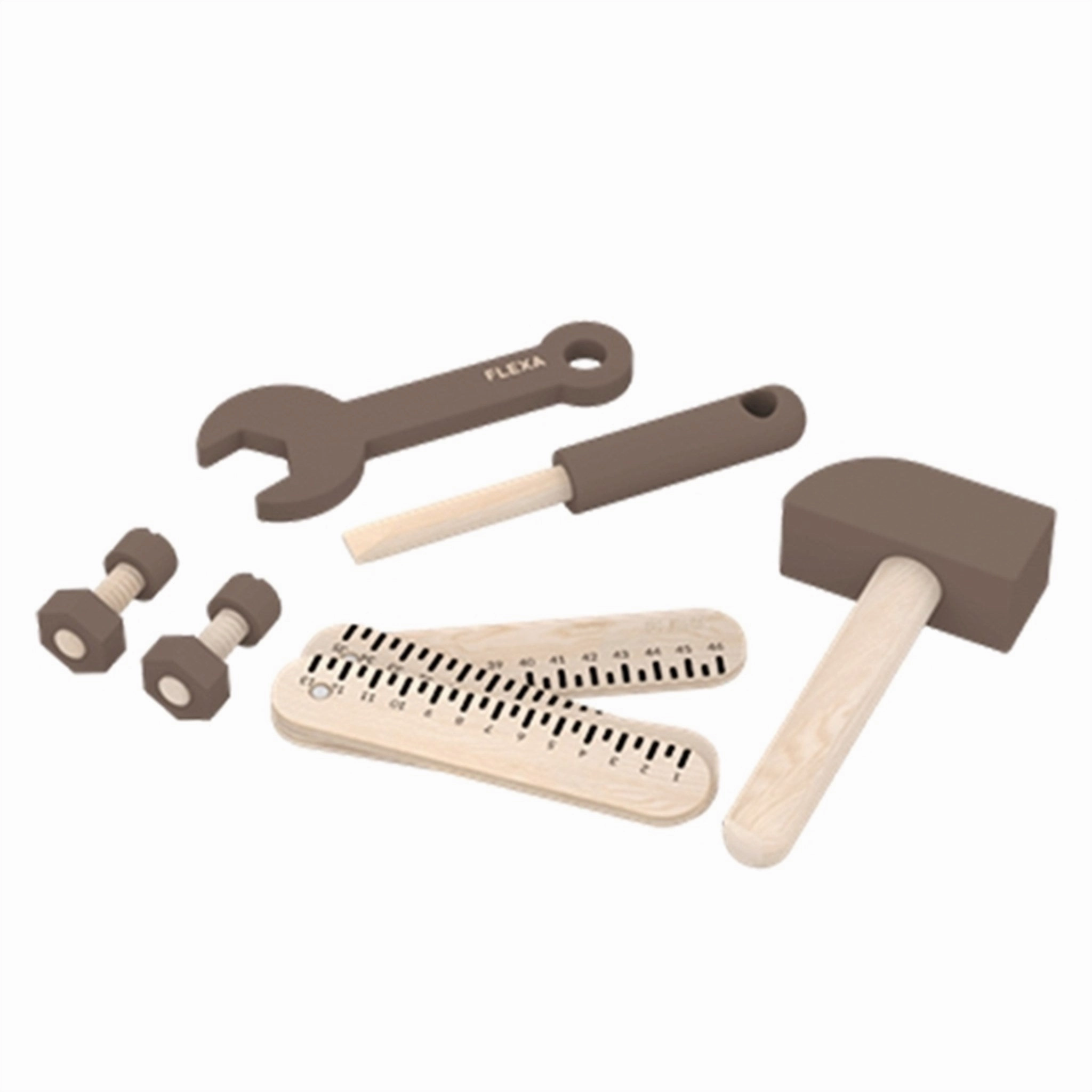 FLEXA PLAY Tools Brown