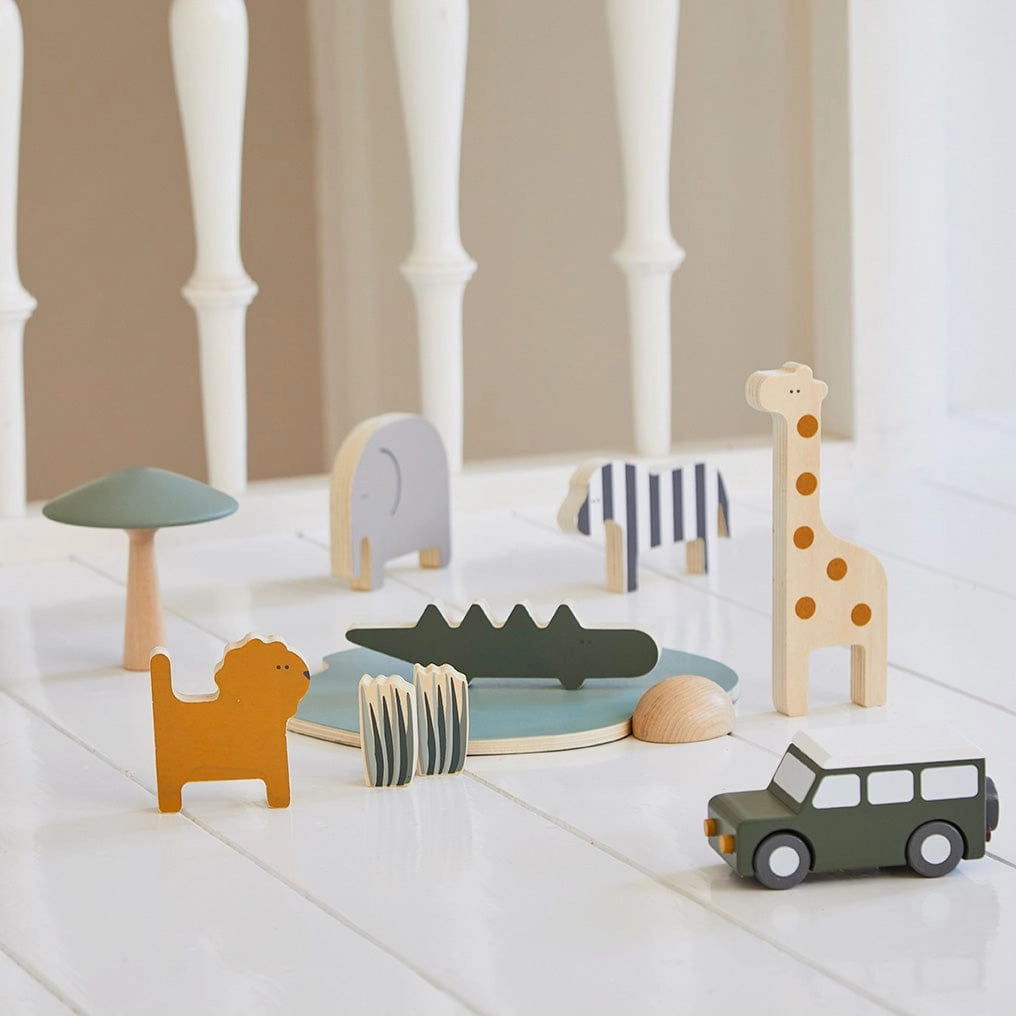 FLEXA Safari Animals & Jeep