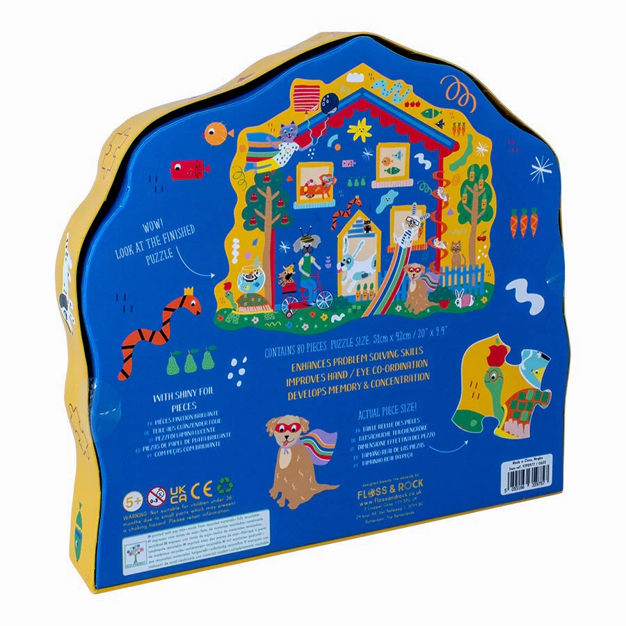 Floss & Rock 80 Piece Jigsaw - Pets