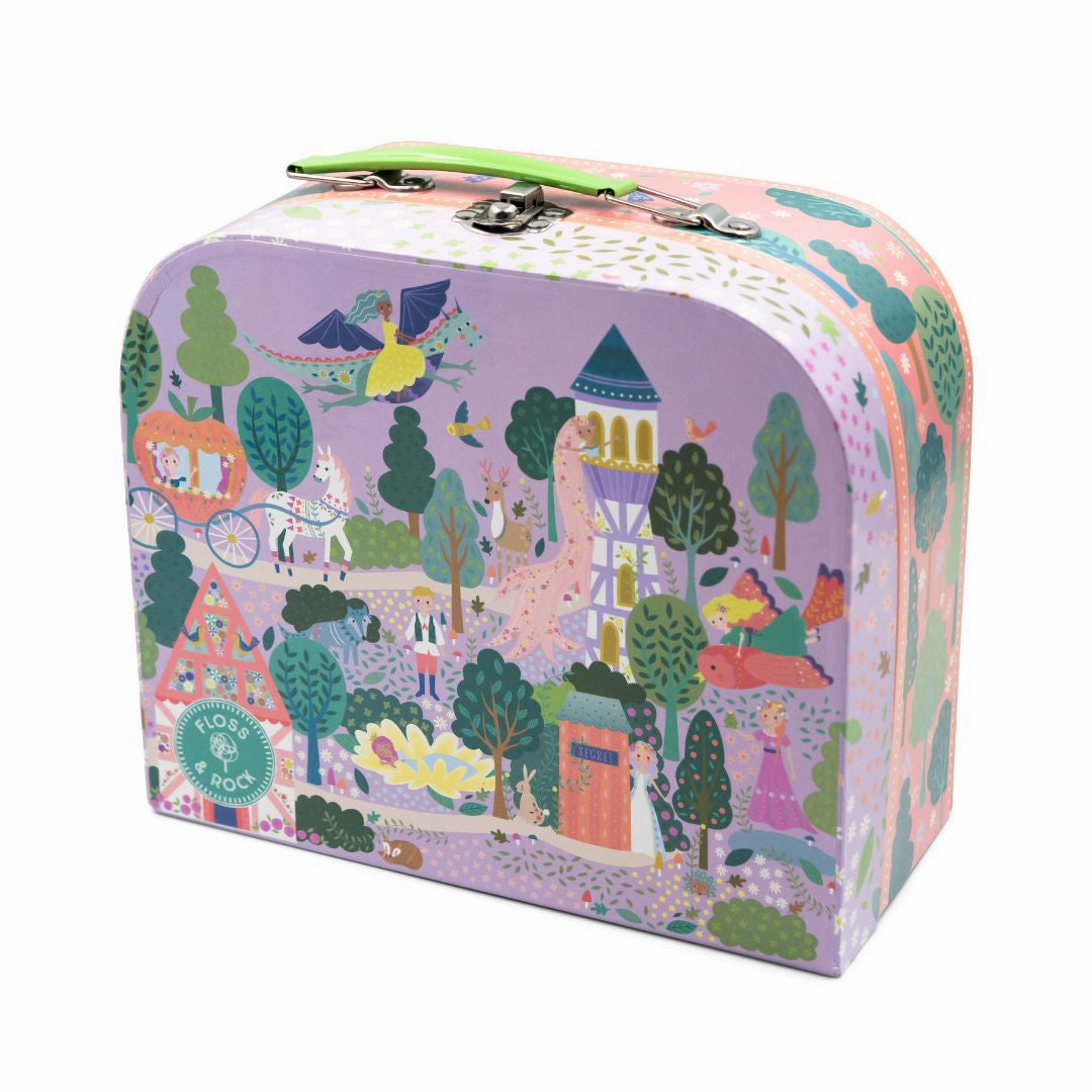 Floss & Rock Musical Tin Tea Set 11 Piece - Fairy Tale