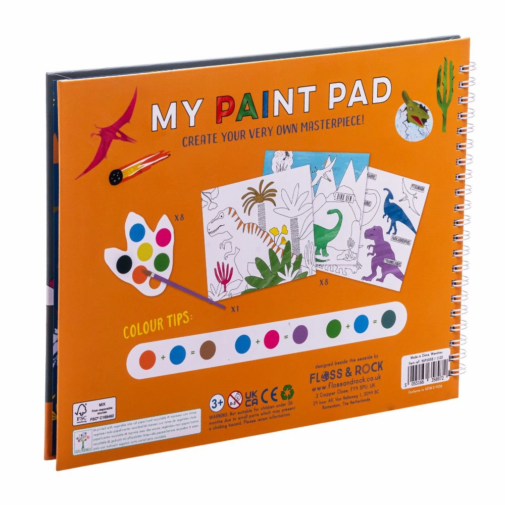 Floss & Rock Painting Pad Dino