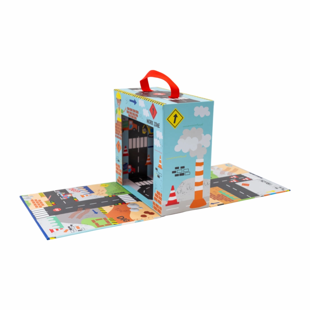 Floss & Rock Playbox with Wooden Pieces - Construction