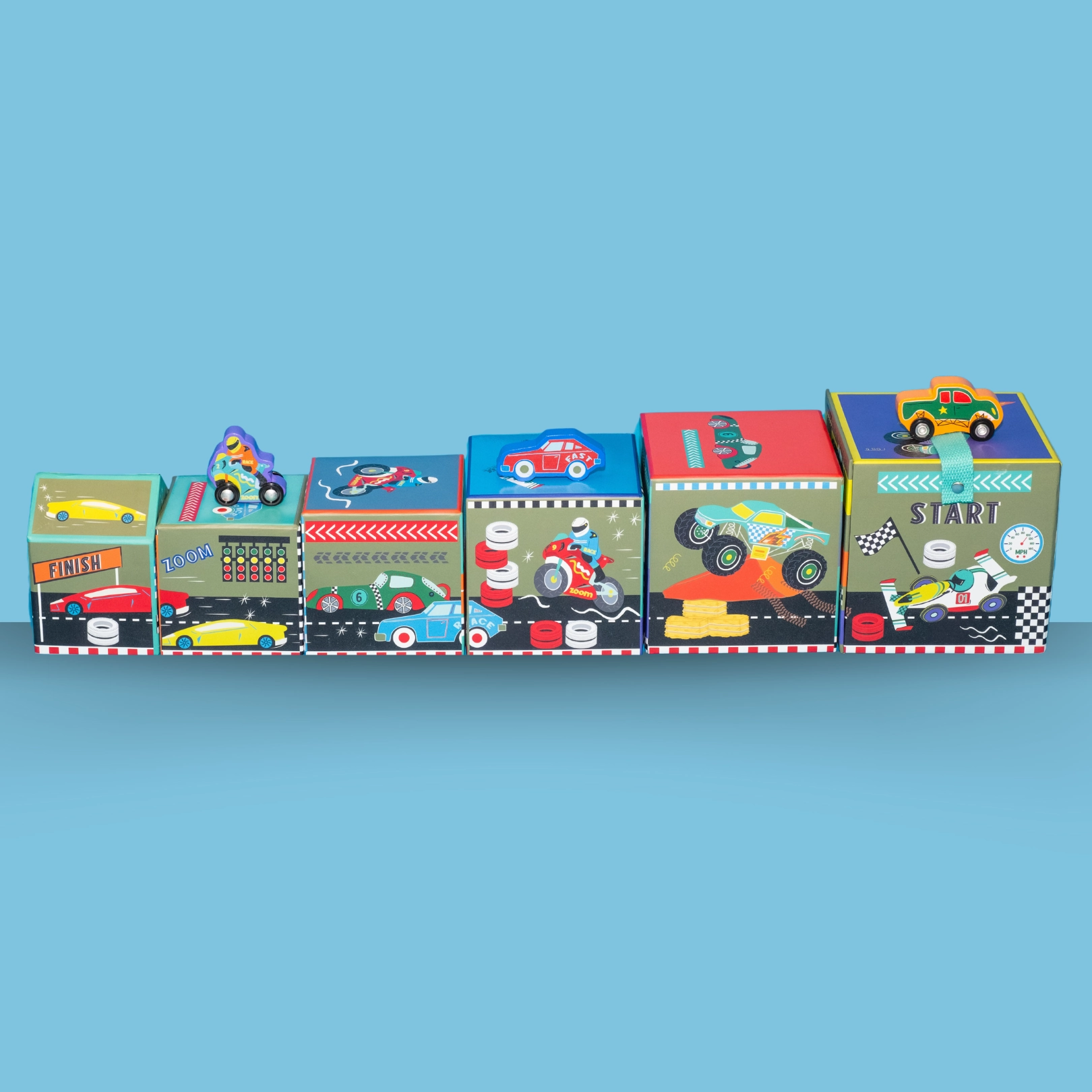 Floss & Rock Stacking Cube Cars