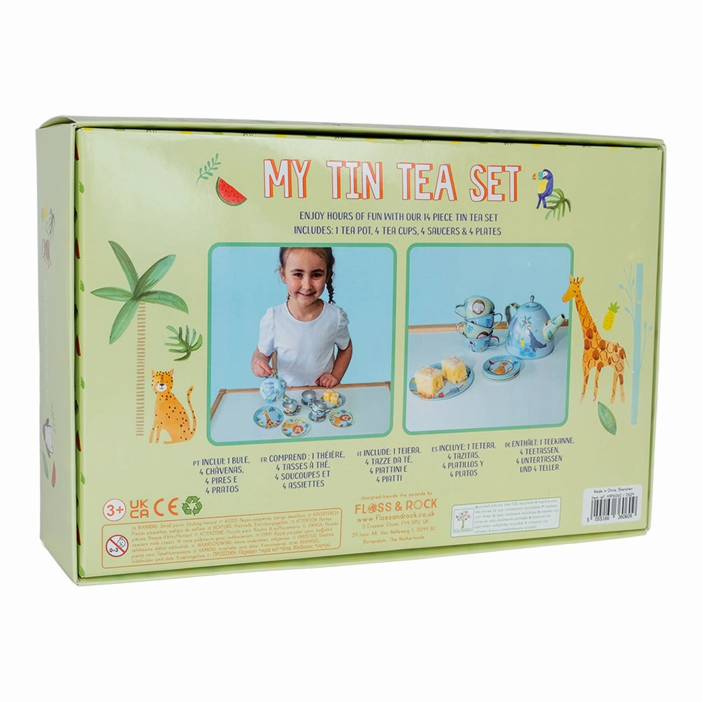 Floss & Rock Tea Set 14pc Jungle