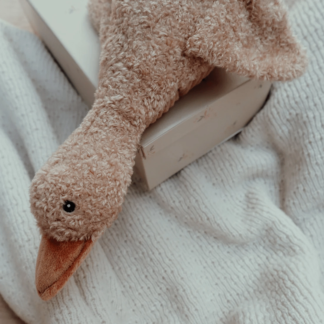 Flow Amsterdam Liva Goose Heartbeat Comforter - Brown