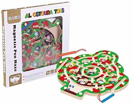 Fruit tree magnetic pen maze