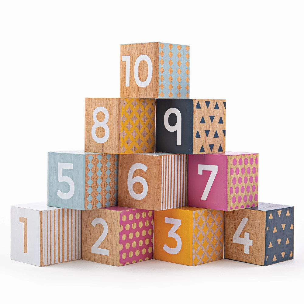 FSC Certified Wooden Number Blocks