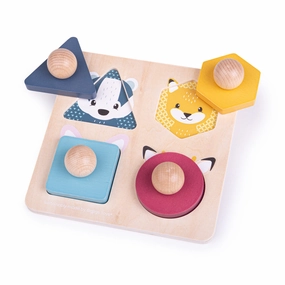 FSC Certified Woodland Animal Shape Puzzle
