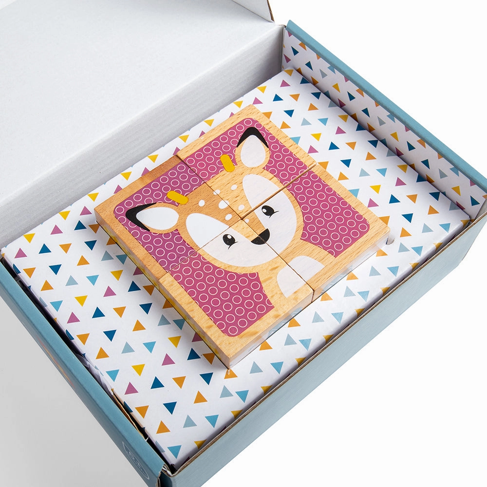 FSC Certified Woodland Cube Puzzle
