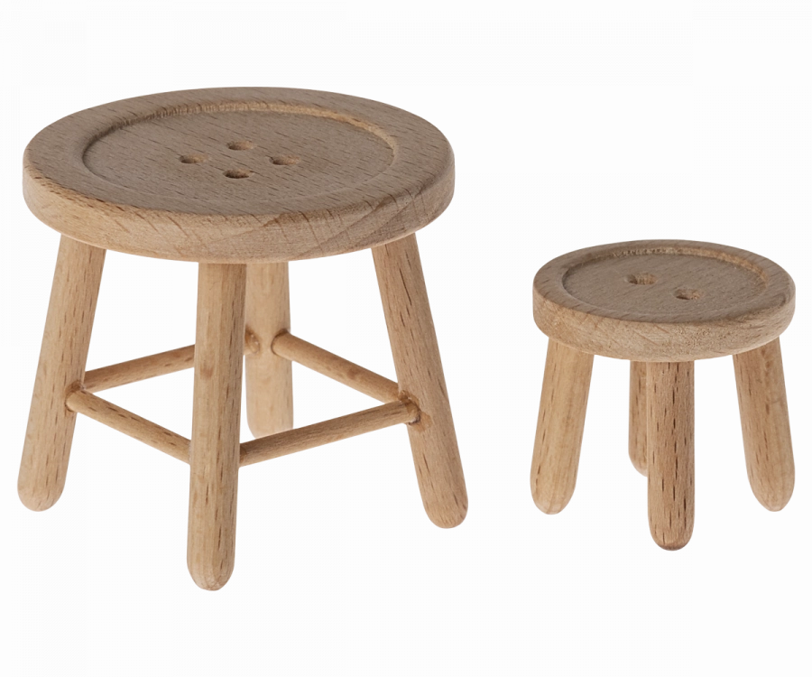 Furniture For Mouse - Table And Stool Set