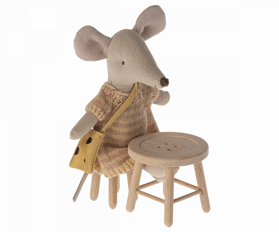 Furniture For Mouse - Table And Stool Set