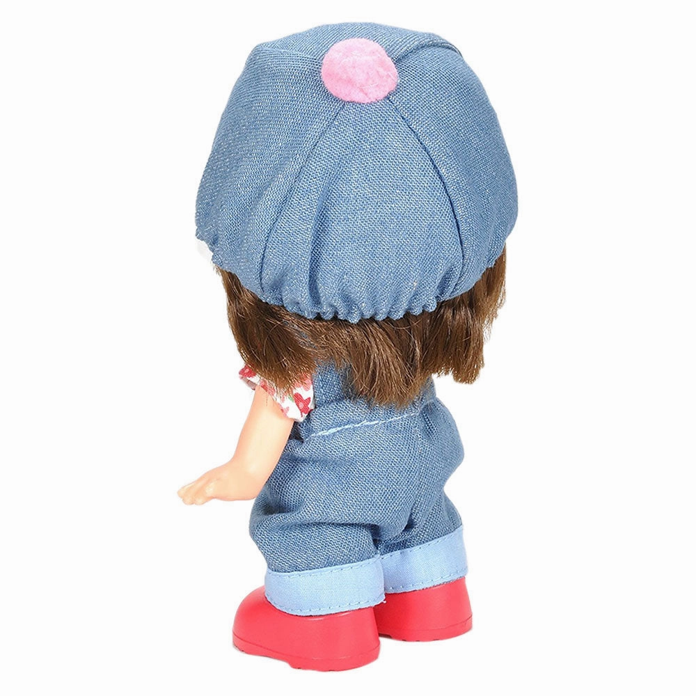 Gege Vinyl-Bodied Mini Brunette Girl Doll 6