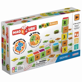 Geomag Magicube Maths Building 10 cubes   45 clips