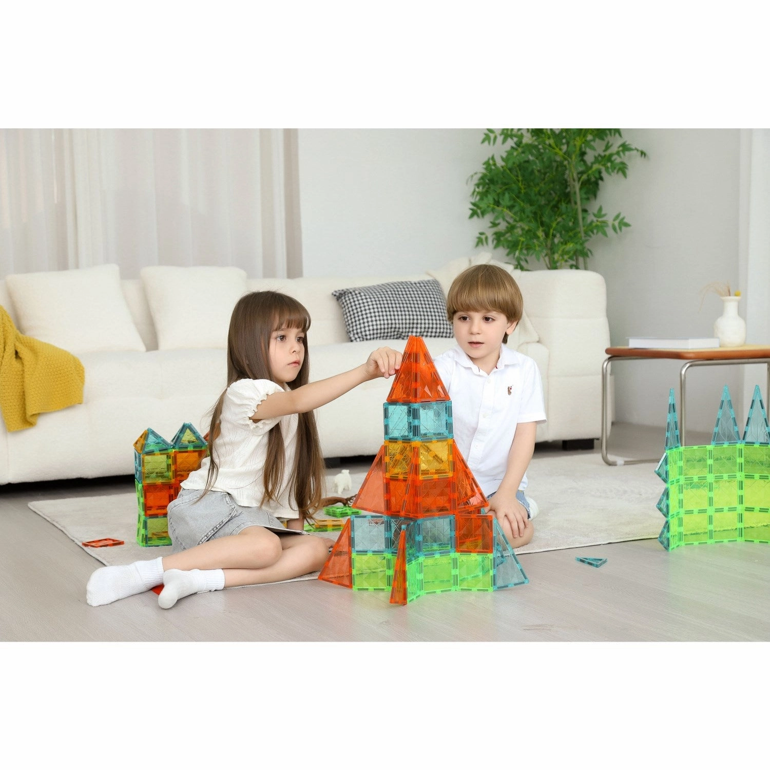 Geomag Magnetic Tiles Gems 16 Pcs