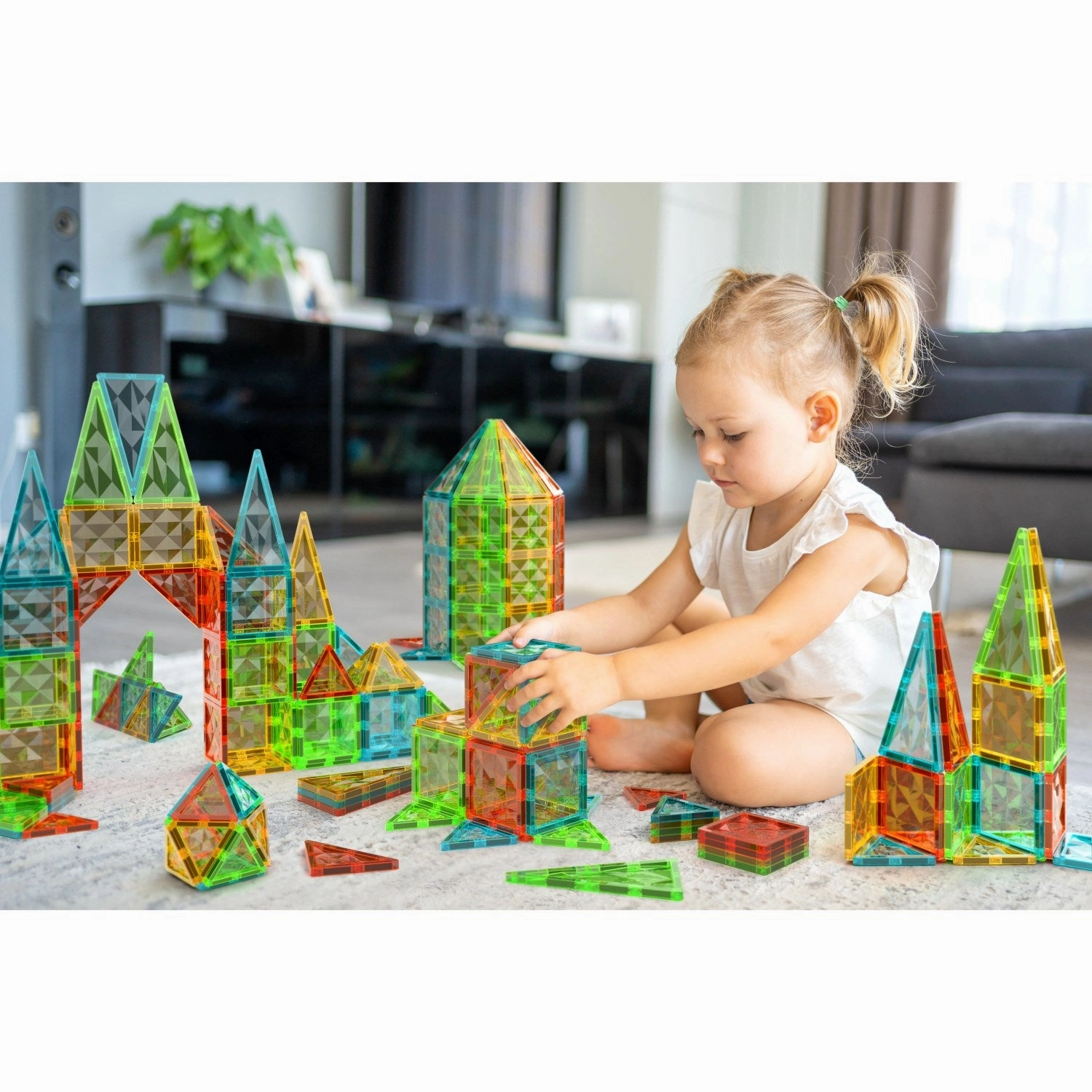 Geomag Magnetic Tiles Gems 16 Pcs