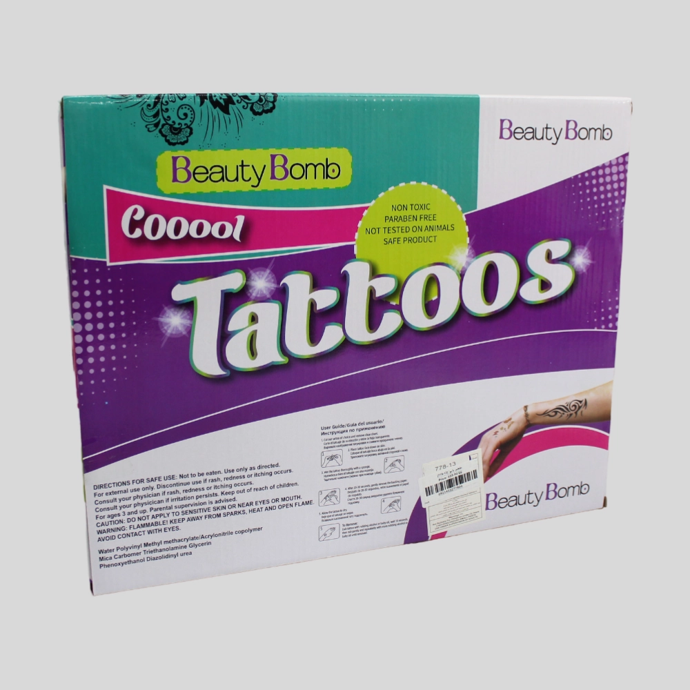 Girls Tattoo Set With Tattoo Pen