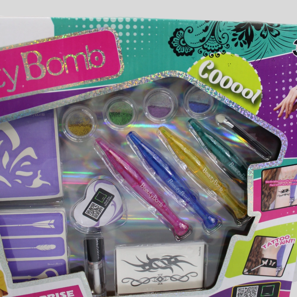 Girls Tattoo Set With Tattoo Pen