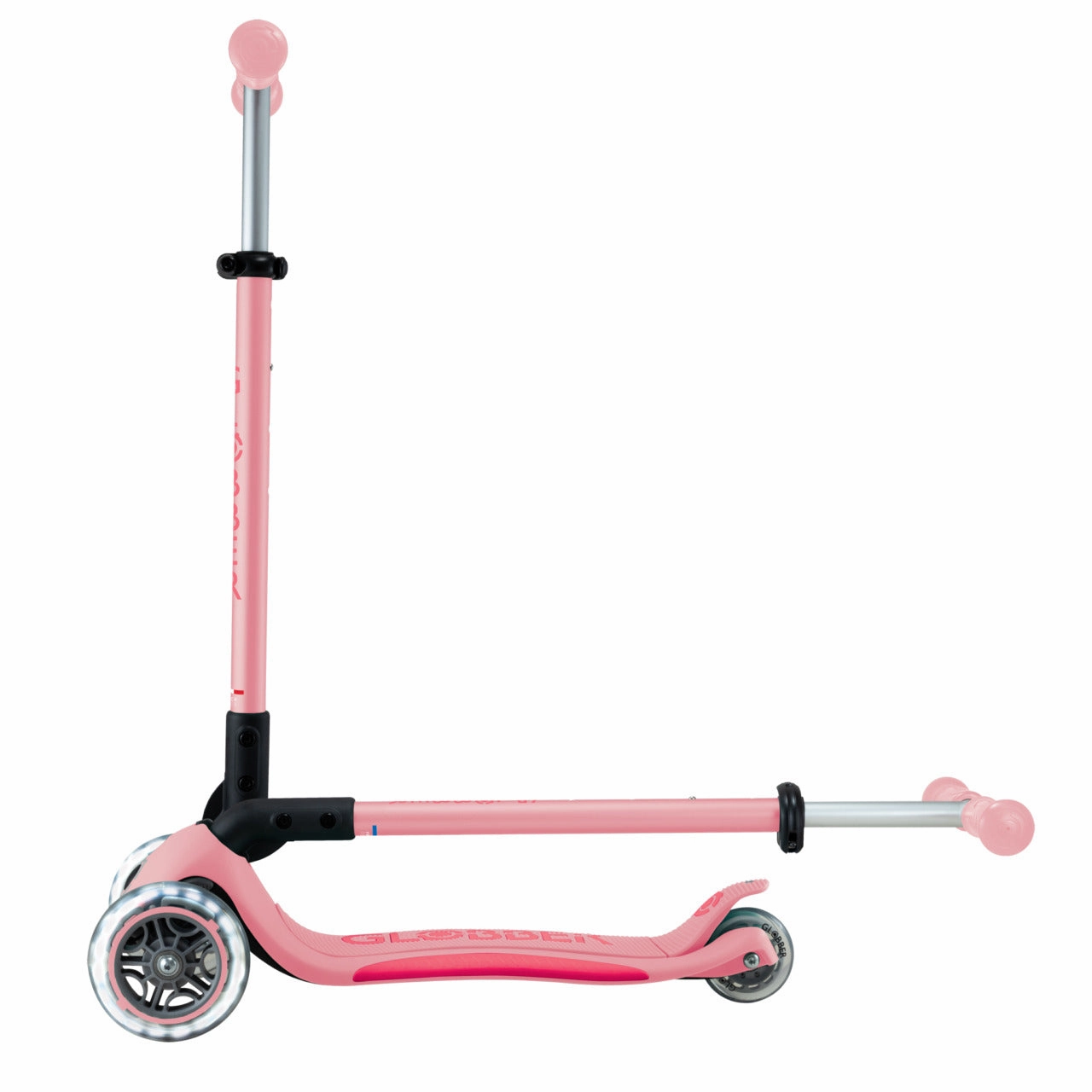Globber Elite Lights  - Pastel Pink / Fuchsia (3 - 9Y )