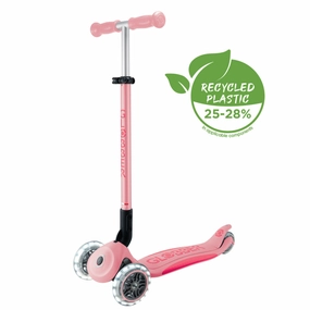 Globber Elite Lights  - Pastel Pink / Fuchsia (3 - 9Y )