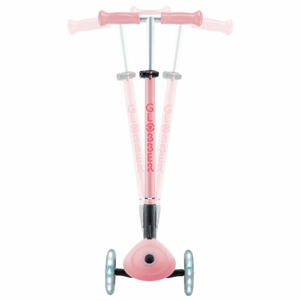 Globber Elite Lights  - Pastel Pink / Fuchsia (3 - 9Y )