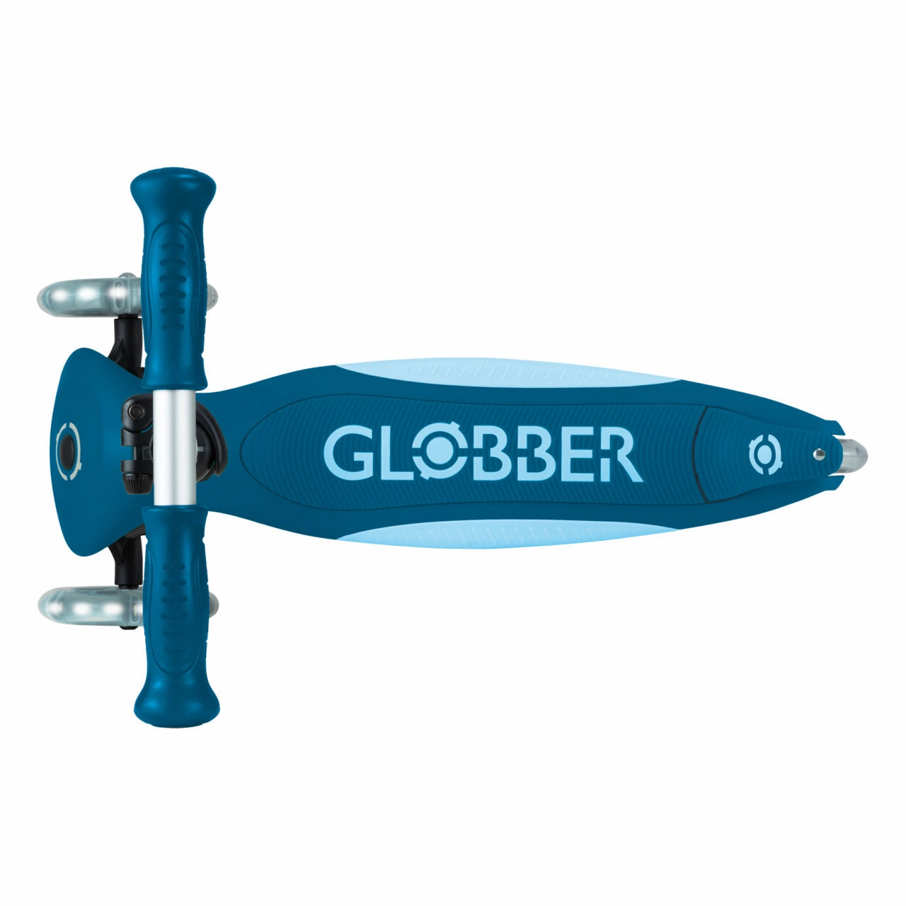 Globber Elite Lights  - Petrol Blue / Light Blue (3 - 9Y )