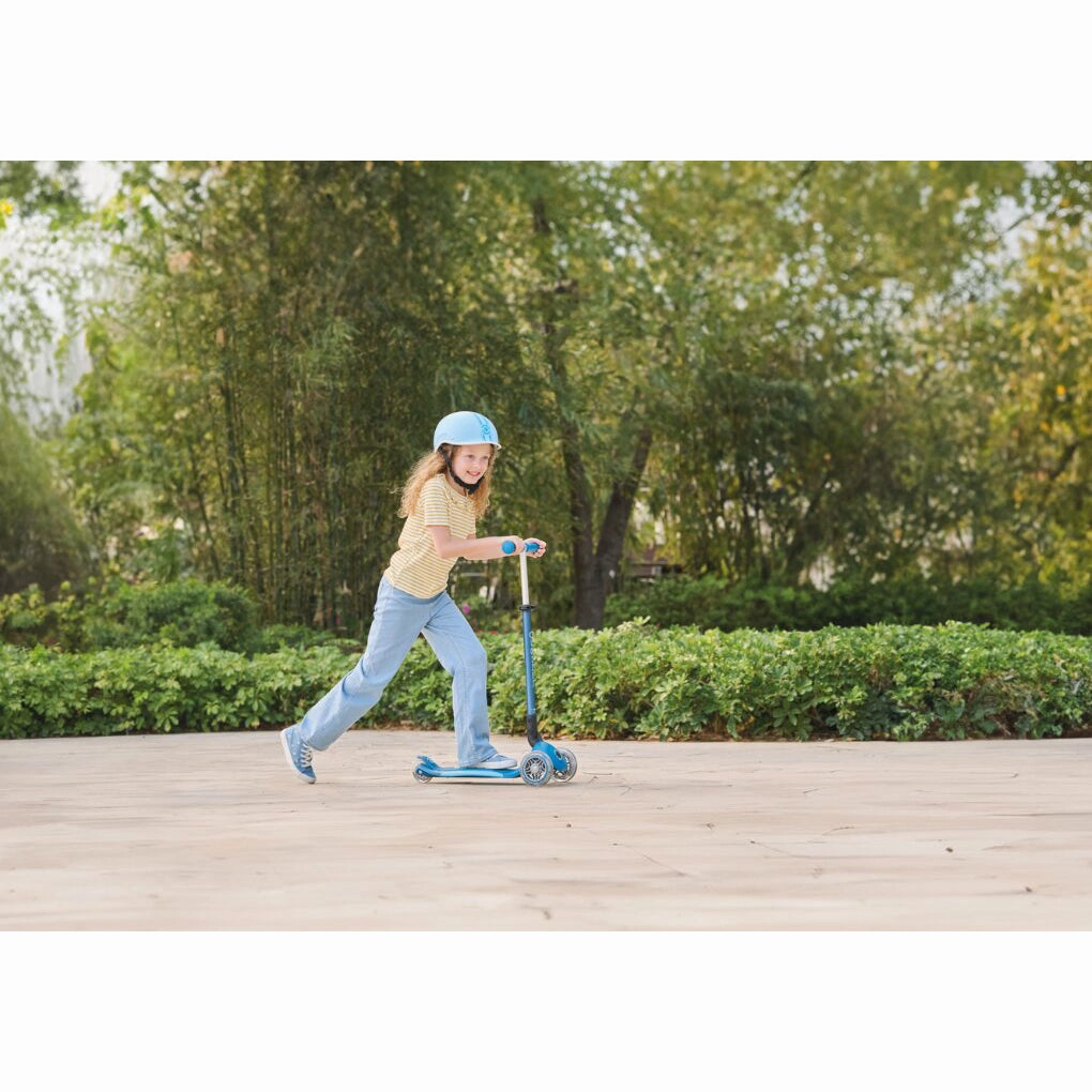 Globber Elite Lights  - Petrol Blue / Light Blue (3 - 9Y )
