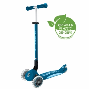 Globber Elite Lights  - Petrol Blue / Light Blue (3 - 9Y )