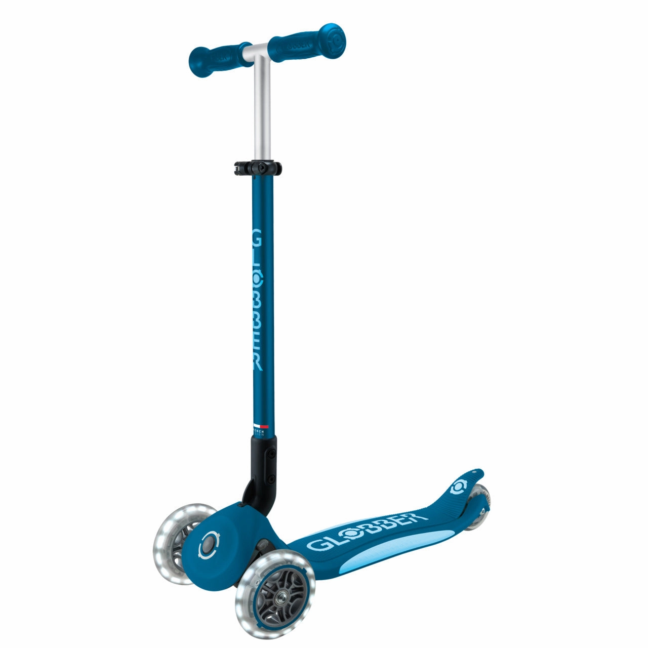Globber Elite Lights  - Petrol Blue / Light Blue (3 - 9Y )