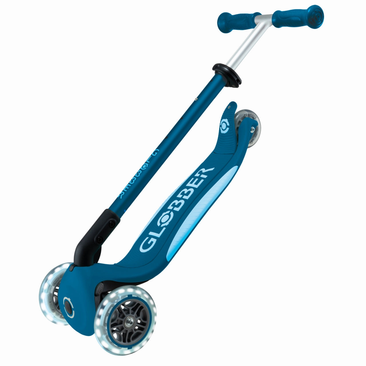 Globber Elite Lights  - Petrol Blue / Light Blue (3 - 9Y )