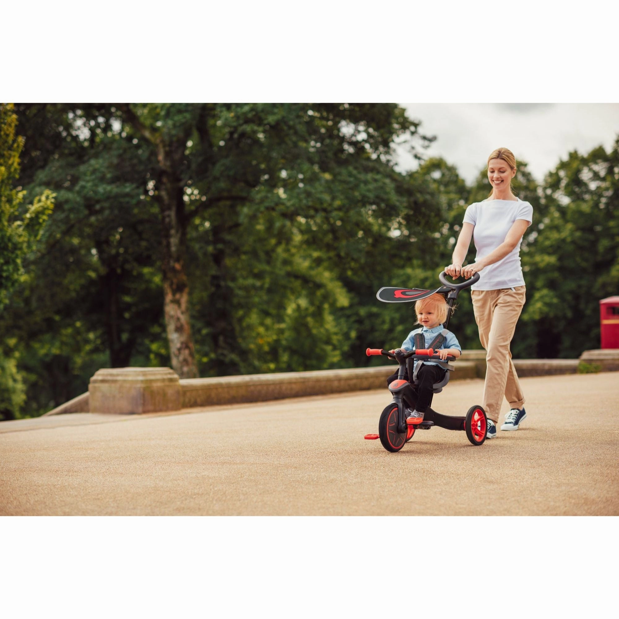 Globber Explorer Trike 41   - Fuchsia Pink () (10M - 5Y)
