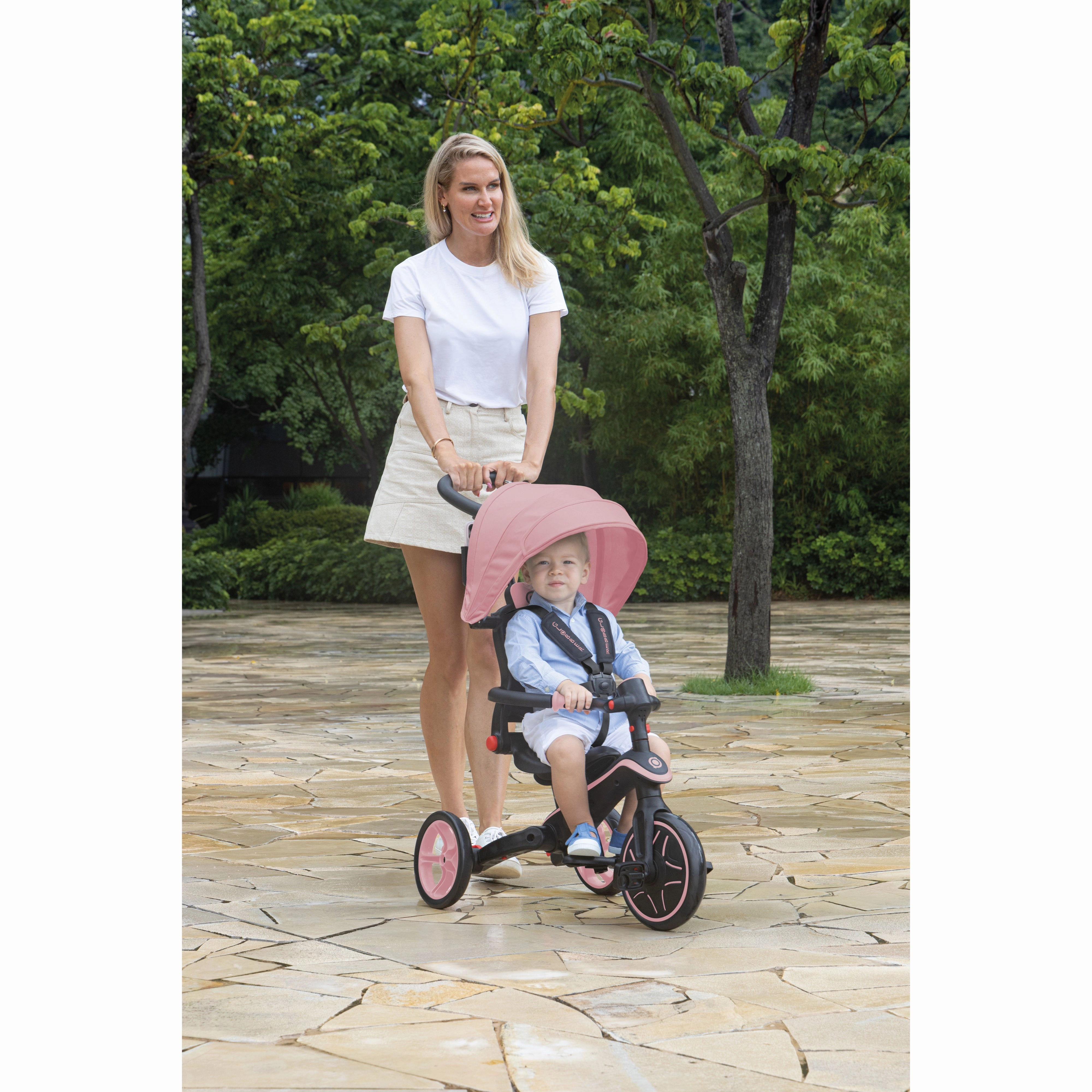 Globber Explorer Trike  41  - Pink (10M - 5Y)