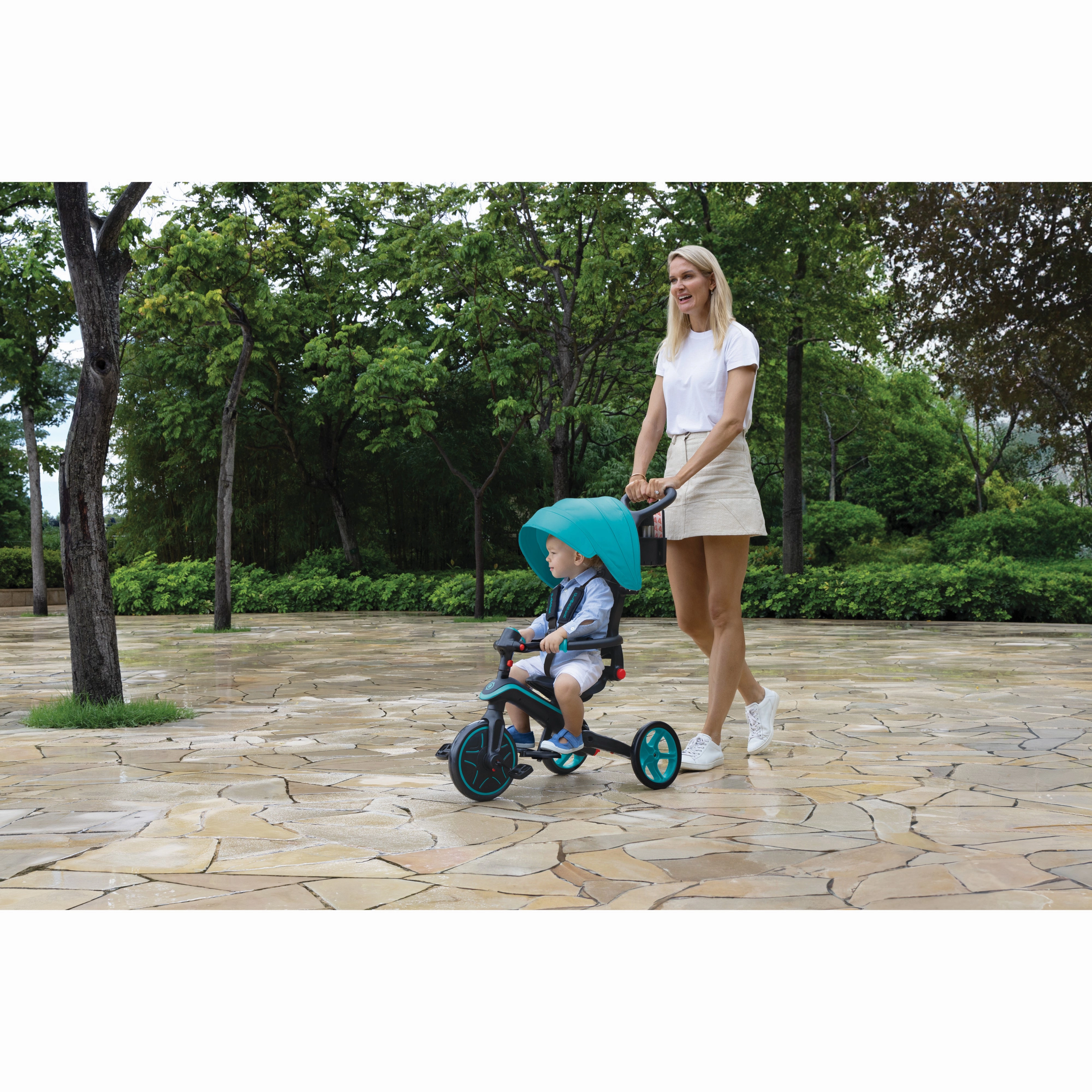 Globber Explorer Trike 41  - Teal () (10M - 5Y)