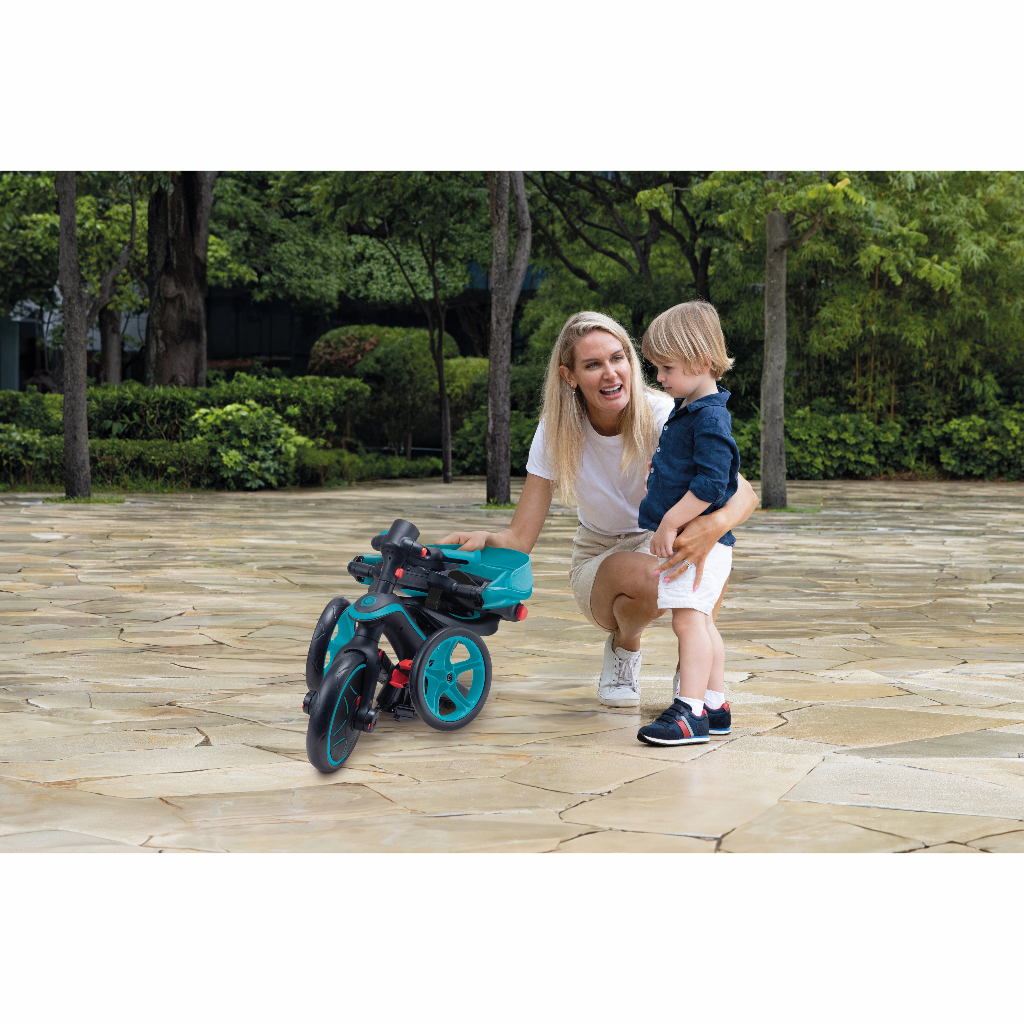 Globber Explorer Trike 41  - Teal () (10M - 5Y)