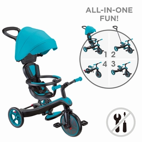 Globber Explorer Trike 41  - Teal () (10M - 5Y)