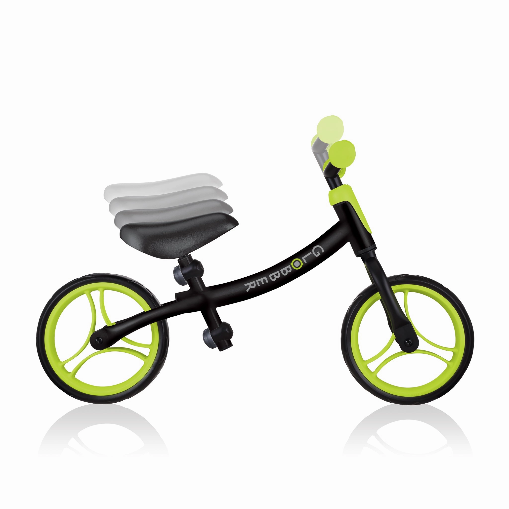 Globber Go Bike  - Black / Lime Green (2 - 5Y)
