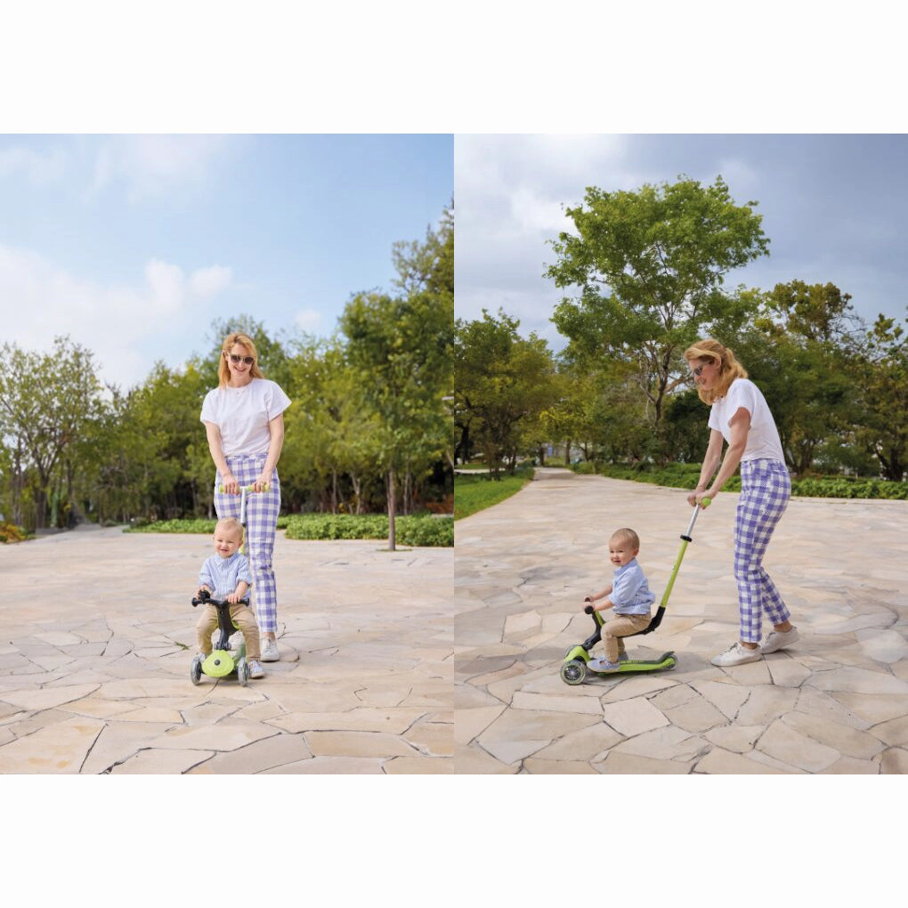 Globber Go Up Active Lights  - Mint / Dark Mint (15M - 9Y )