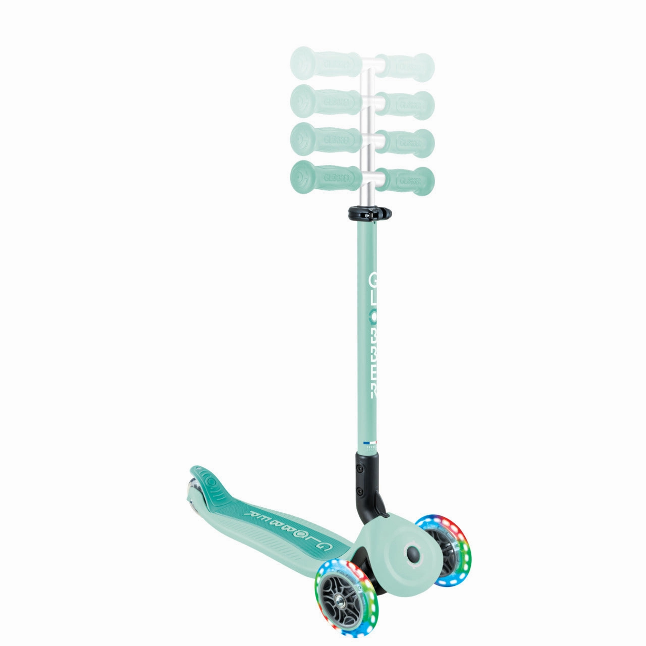 Globber Go Up Active Lights  - Mint / Dark Mint (15M - 9Y )