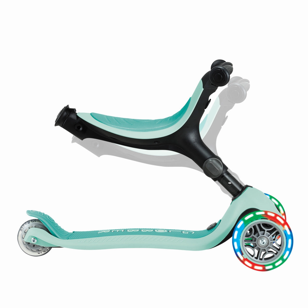 Globber Go Up Active Lights  - Mint / Dark Mint (15M - 9Y )