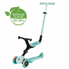 Globber Go Up Active Lights  - Mint / Dark Mint (15M - 9Y )