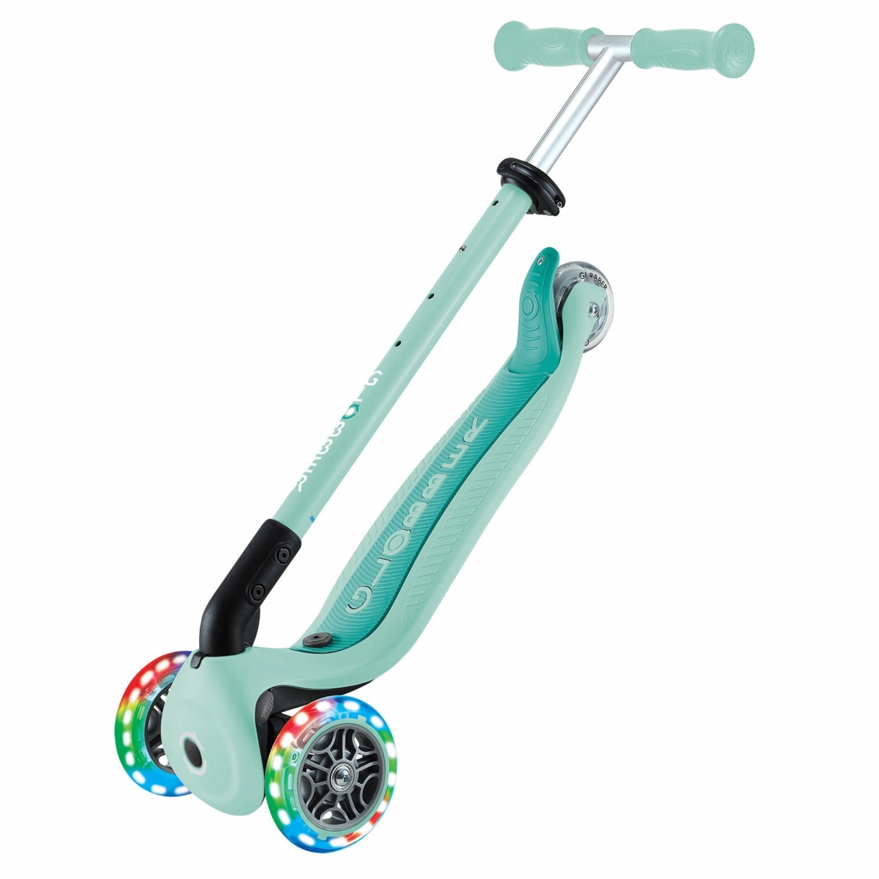 Globber Go Up Active Lights  - Mint / Dark Mint (15M - 9Y )