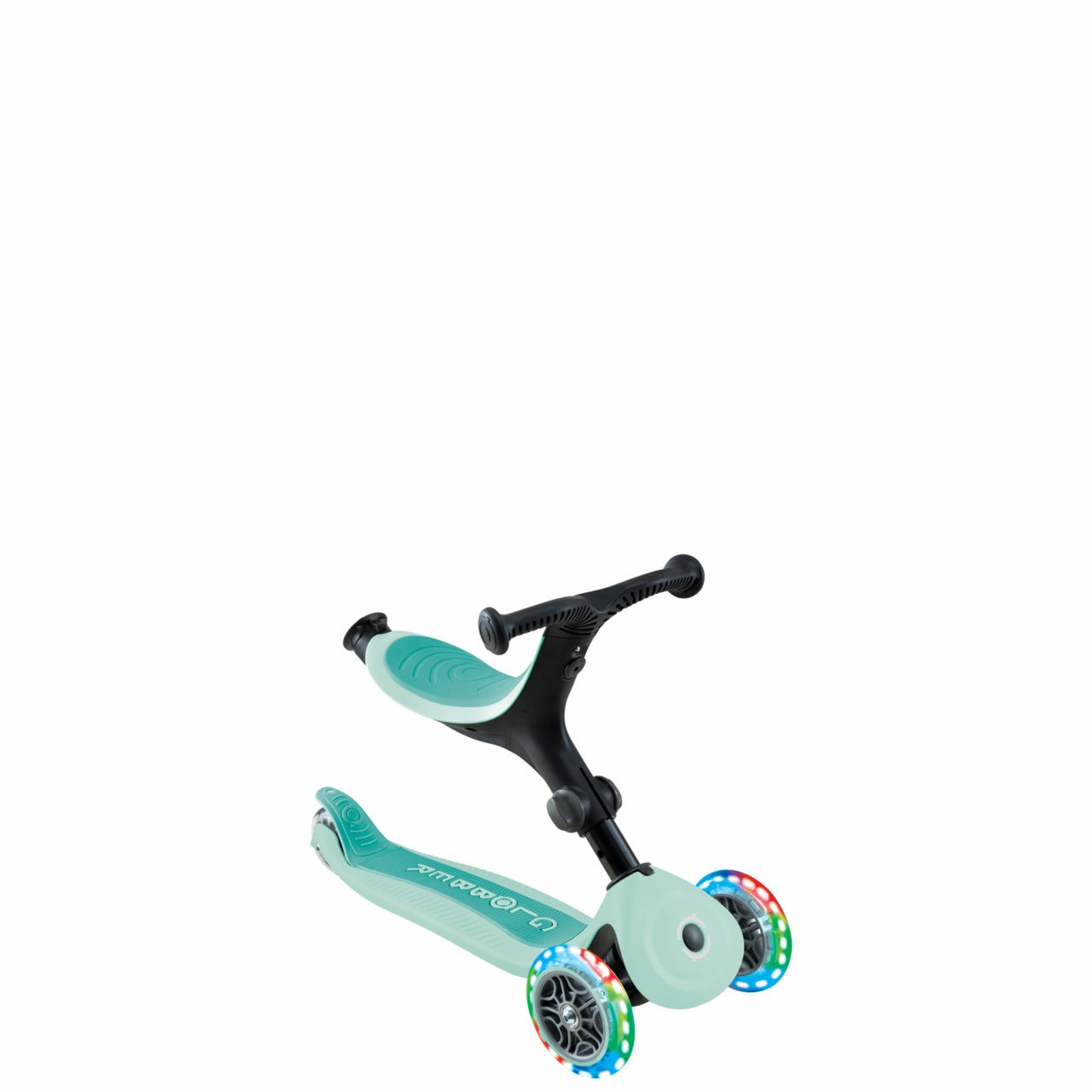 Globber Go Up Active Lights  - Mint / Dark Mint (15M - 9Y )
